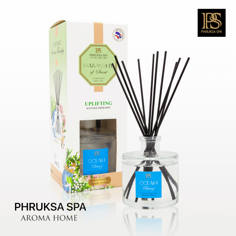 ก้านไม้หอมปรับอากาศ PHRUKSA SPA  ขนาด 180 มล.  กลิ่นโอเชี่ยน บรีซ_1